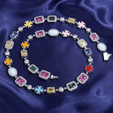 10mm Colored Gemstone Art Chain - icrush - schmuck