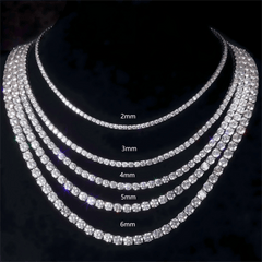 3mm Moissanite Tennis Chain - icrush - schmuck