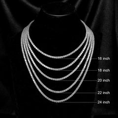 8mm Moissanite Tennis Chain - icrush - schmuck