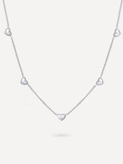 Heart Transmission Kette Silber