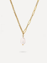ASYMMETRIC PEARL Pendent Kette Gold-Shopicrush