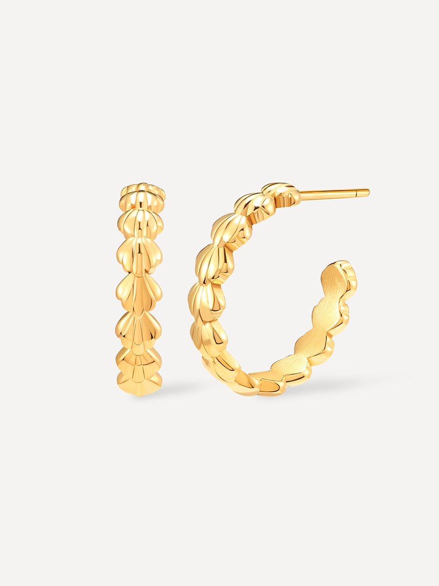 Beach Party Shells Ohrringe Gold-Shopicrush