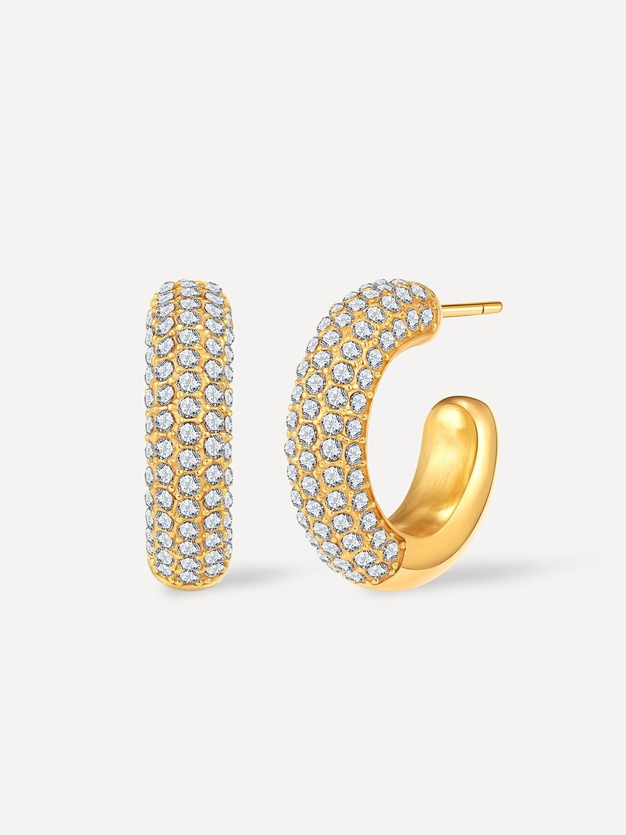 Big Starry Night Ohrringe Gold-Shopicrush