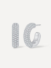 Big Starry Night Ohrringe Silber-Shopicrush