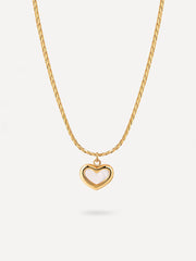 Calm heart Kette Gold - icrush - schmuck