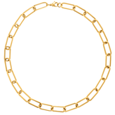 Carla Paper Clip Chain Kette Gold - icrush - schmuck