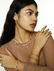 Cheerful Pearls Kette Silber - icrush - schmuck