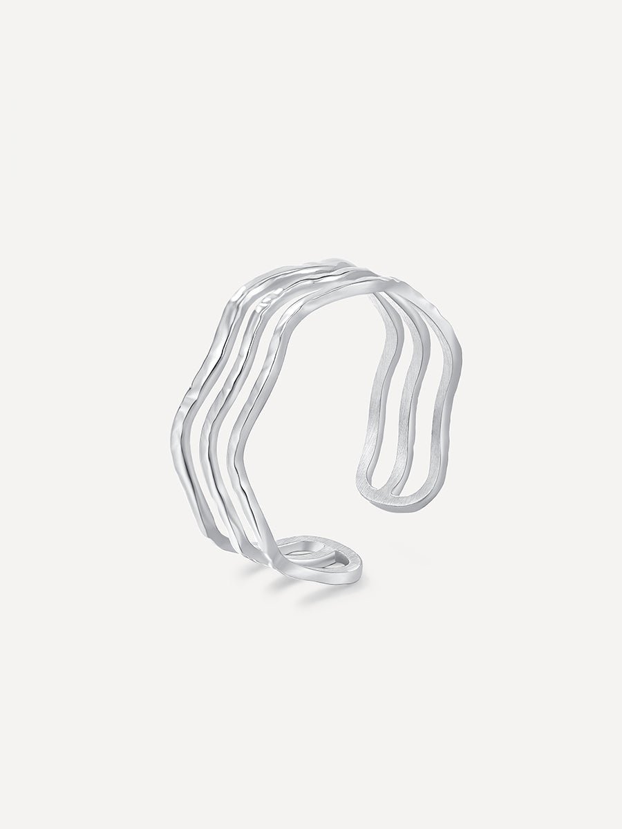 Cheery Wave Ring Silber-Shopicrush