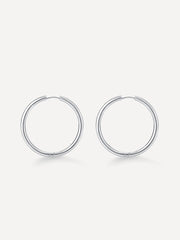 Classic Hoop OHRRINGE Silber-Shopicrush