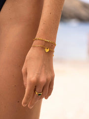 Consistent Heart ARMBAND Gold-Shopicrush