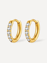 CRYSTALIZED SHINE HOOP SMALL Ohrringe Gold-Shopicrush