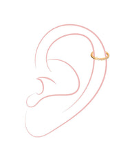 CRYSTALIZED SHINE Titan Piercing Gold - icrush - schmuck