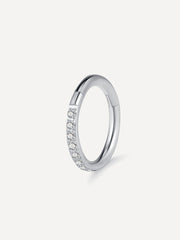 CRYSTALIZED SHINE Titan Piercing Silber-Shopicrush