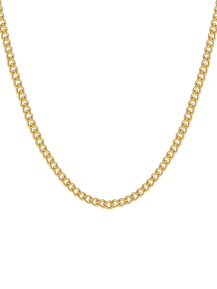 Cuban Style Kette Gold - icrush - schmuck