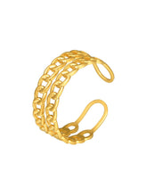 Detached Reflection Ring Gold-Shopicrush