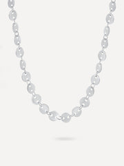 Disk Connect Kette Silber-Shopicrush