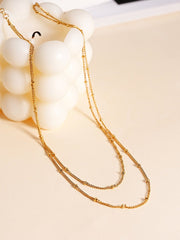 Double Gentleness Kette Silber-Shopicrush