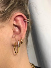 Double Shine Titan Piercing Gold-Shopicrush