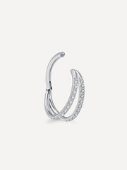 Double Shine Titan Piercing Silber-Shopicrush