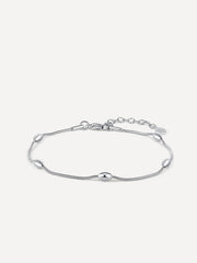 Drop Line FUSSKETTCHEN Silber-Shopicrush