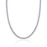 Elegante Moissanit Tennis - Kette (3mm) - icrush - schmuck
