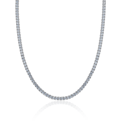 Elegante Moissanit Tennis - Kette (3mm) - icrush - schmuck