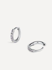 Everlasting Courage Small OHRRINGE SILBER-Shopicrush