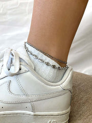 FIGARO STEEL FUSSKETTCHEN Silber-Shopicrush