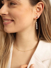 Five Shining Stars Hoop Ohrringe Gold - icrush - schmuck