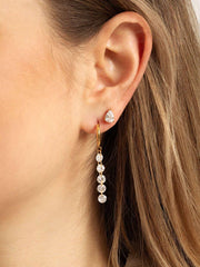 Five Shining Stars Hoop Ohrringe Gold - icrush - schmuck