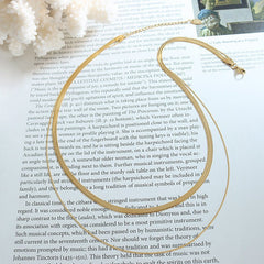Flat n Round Kette Gold - icrush - schmuck