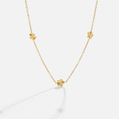 Flower Power Kette Gold - icrush - schmuck