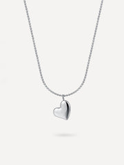 Glossy Heart Kette Silber - icrush - schmuck