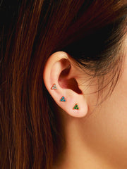 Green Airy Ohrringe Silber-Shopicrush