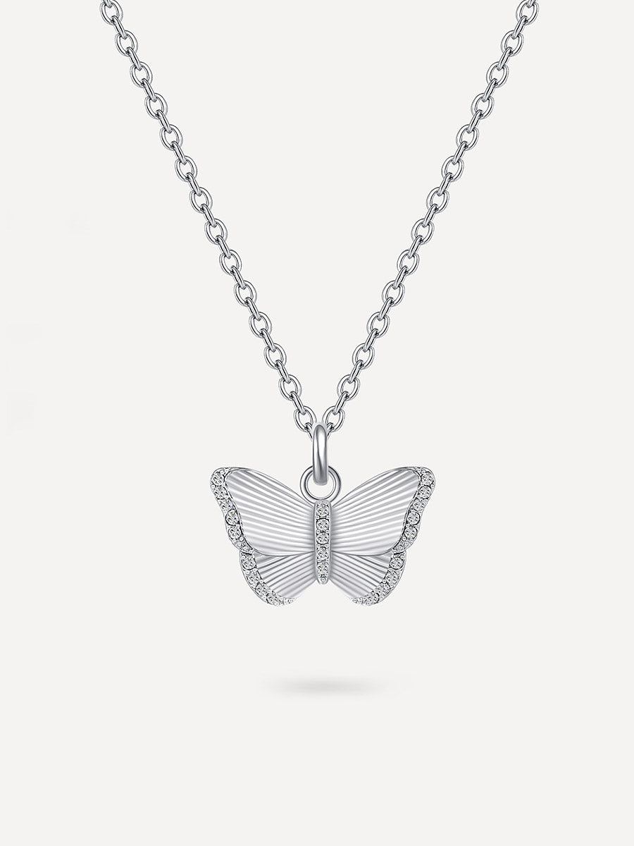 Guide Butterfly Kette Silber-Shopicrush