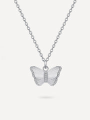 Guide Butterfly Kette Silber-Shopicrush