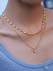 Heart Connect Kette Gold-Shopicrush