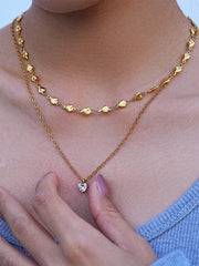 Heart Connect Kette Silber-Shopicrush