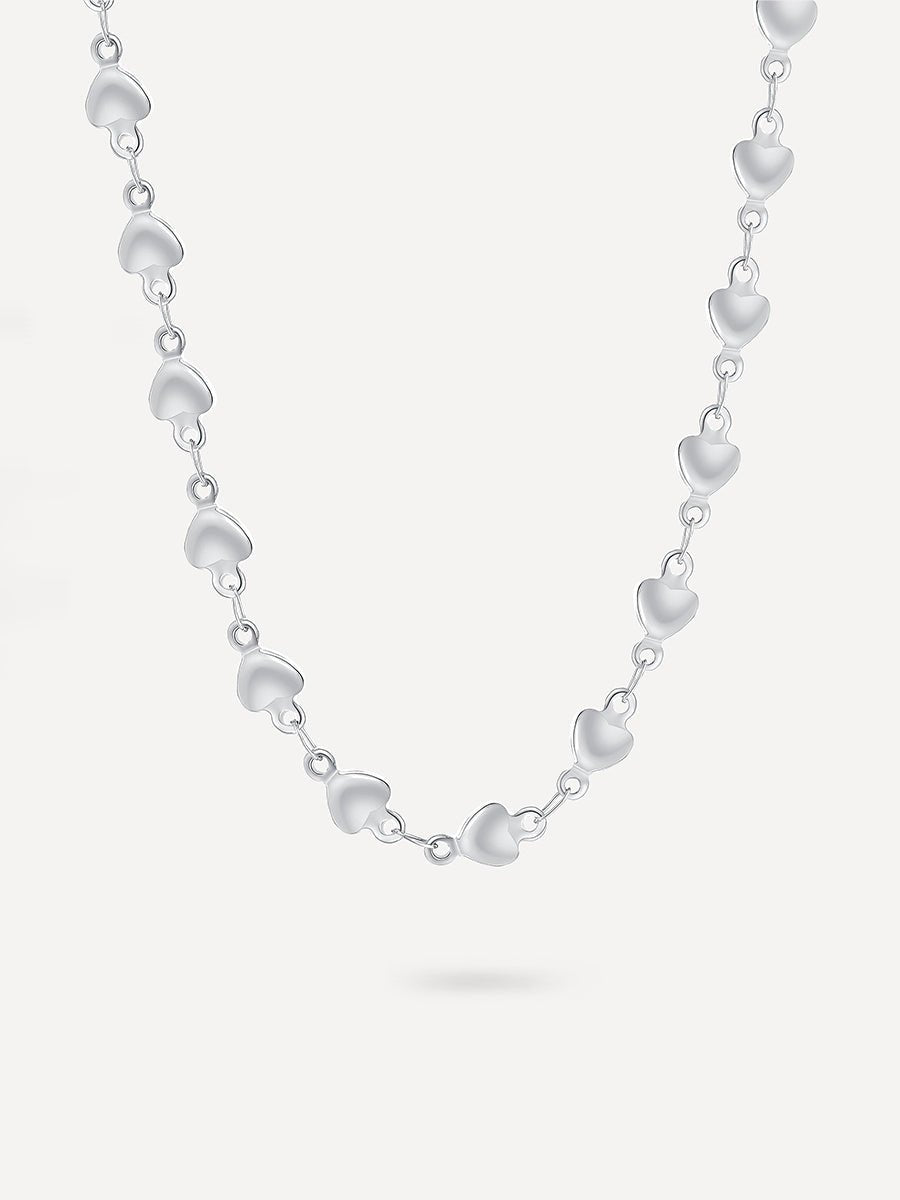 Heart Connect Kette Silber-Shopicrush