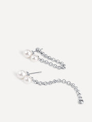 JOYFUL Pearl Ohrringe Silber-Shopicrush