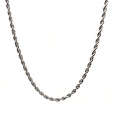 Kordelkette (3mm) aus Edelstahl - icrush - schmuck