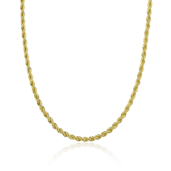 Kordelkette in Gelbgold (Alle Größen) - icrush - schmuck