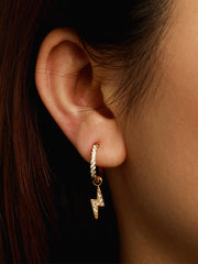 Lighting Shine Ohrringe Silber-Shopicrush