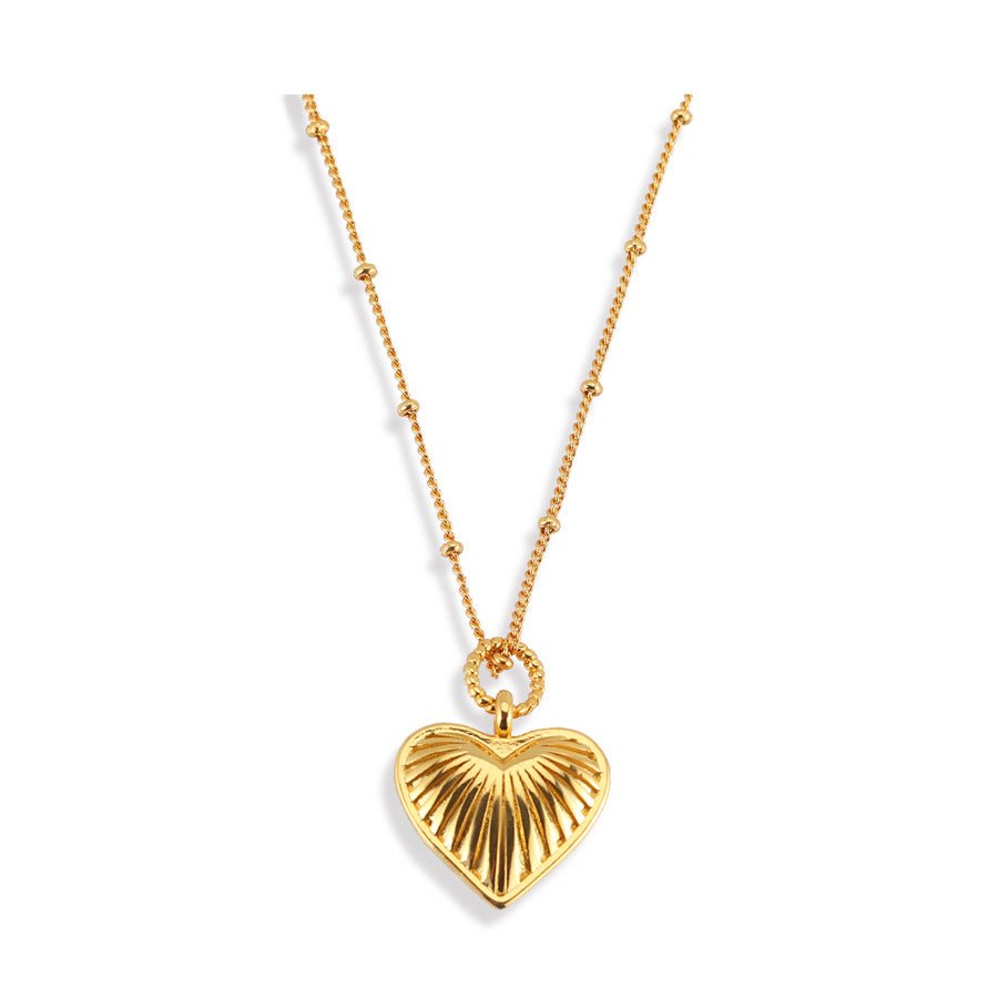 Love Heart Kette Gold - icrush - schmuck