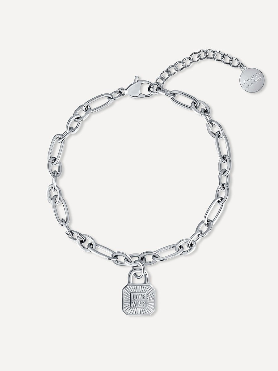 Love Wins ARMBAND Silber - icrush - schmuck