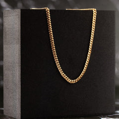 Markante Panzerkette (5mm) – 18K Echtgold - Vergoldung - icrush - schmuck