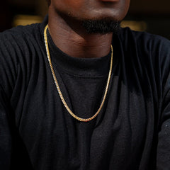 Markante Panzerkette (5mm) – 18K Echtgold - Vergoldung - icrush - schmuck