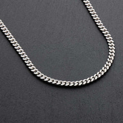 Markante Panzerkette (5mm) aus 925er Sterlingsilber, Rhodiniert - icrush - schmuck