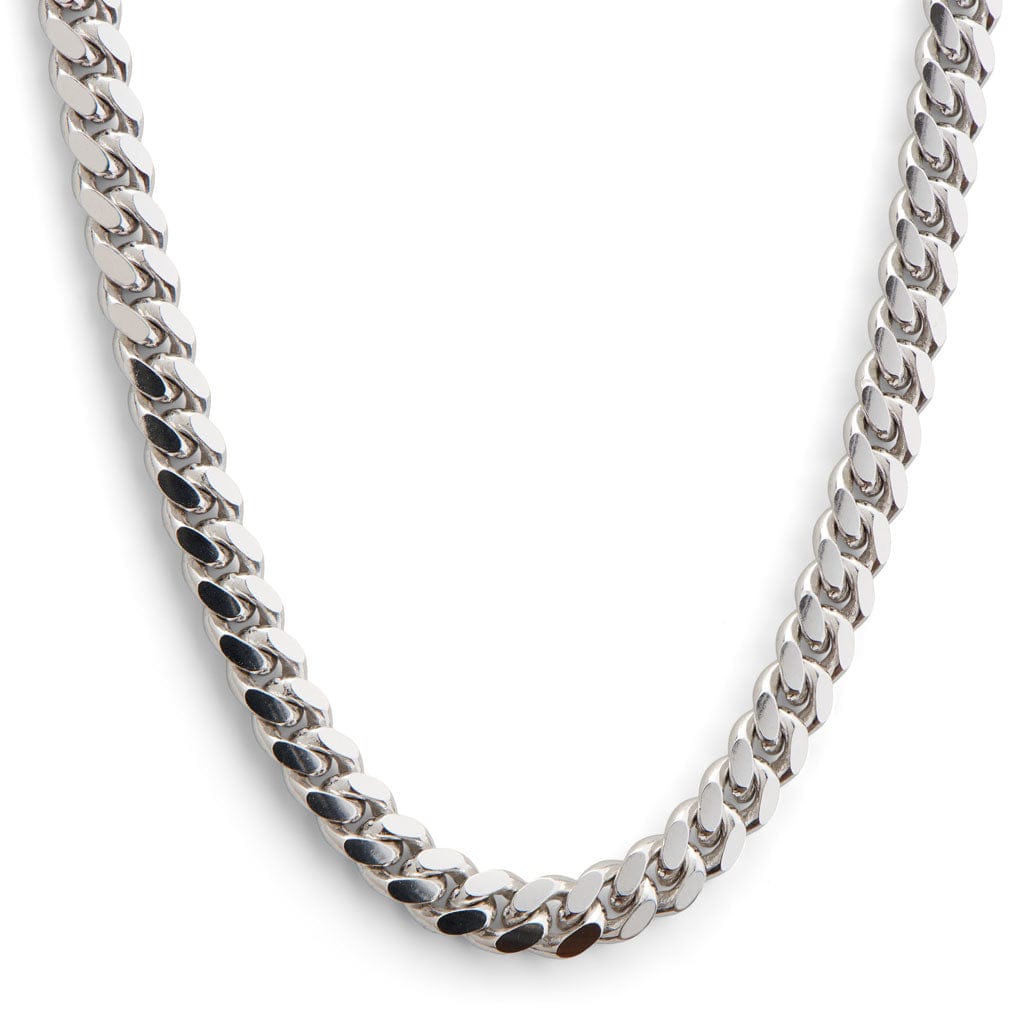 Markante Panzerkette (5mm) aus 925er Sterlingsilber, Rhodiniert - icrush - schmuck