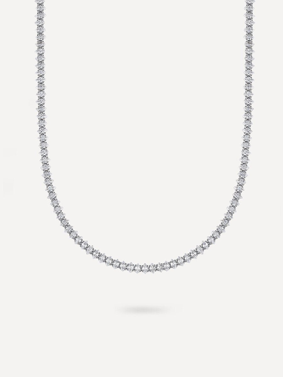 Marquise Shining Kette Silber-Shopicrush